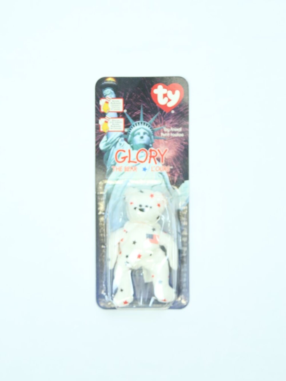 1999 Ty Teenie Beanie Baby named "Glory the Bear"